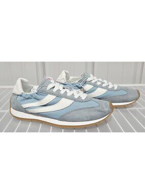 Wild Fable Axel Light Blue & White Trim Elastic Foot Hem Sneakers - Women's 6